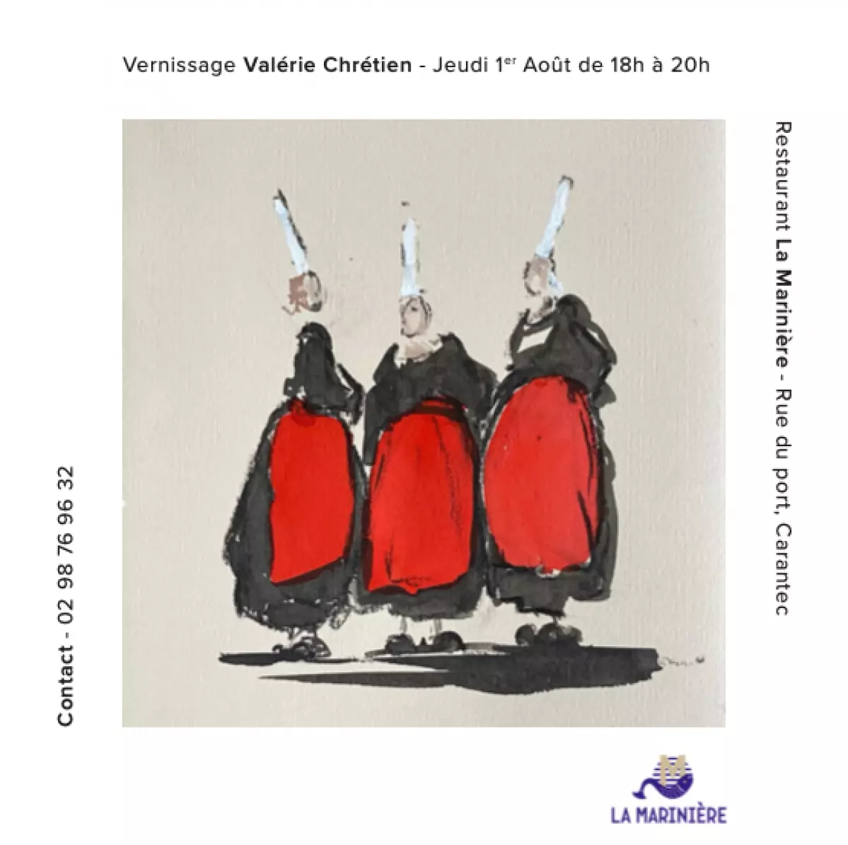 Exposition de Valérie Chrétien à La Marinière Carantec