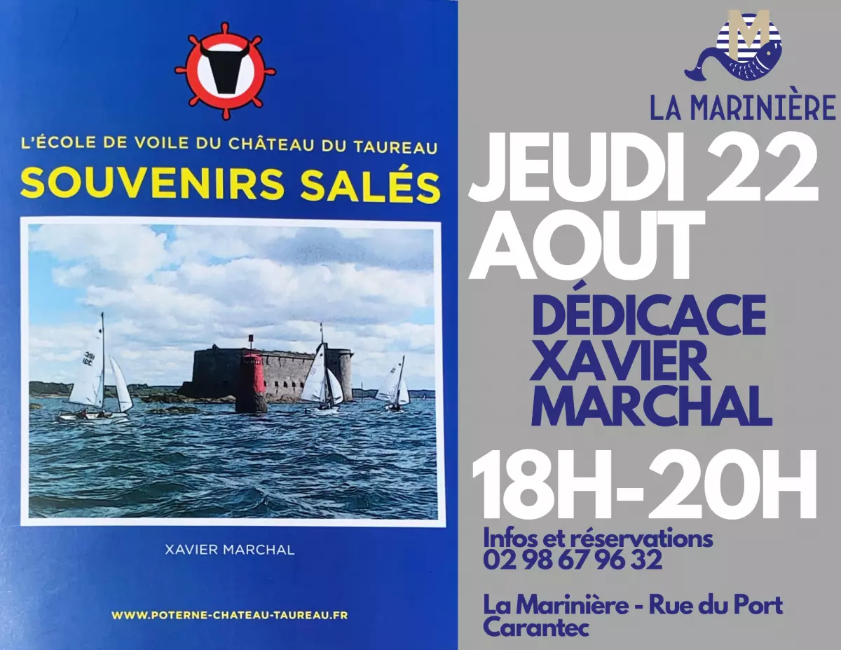 Dédicace du livre de Xavier Marchal