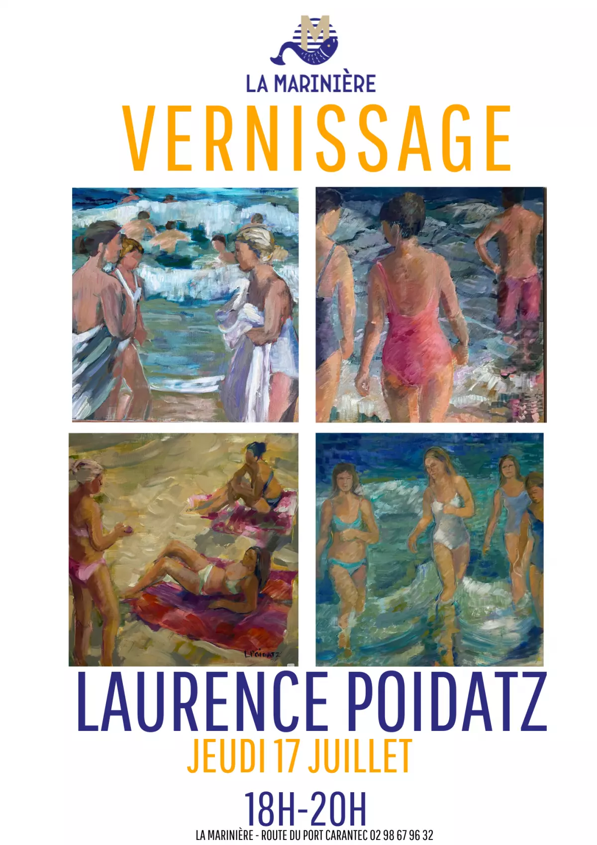 Vrnissage Laurence Poidatz