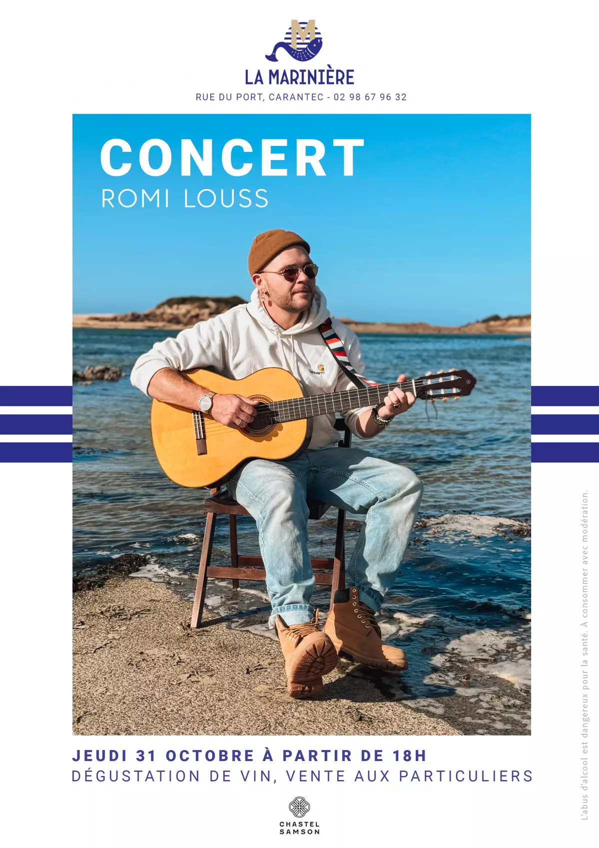 Concert de Romi Louss à La Marinière Carantec